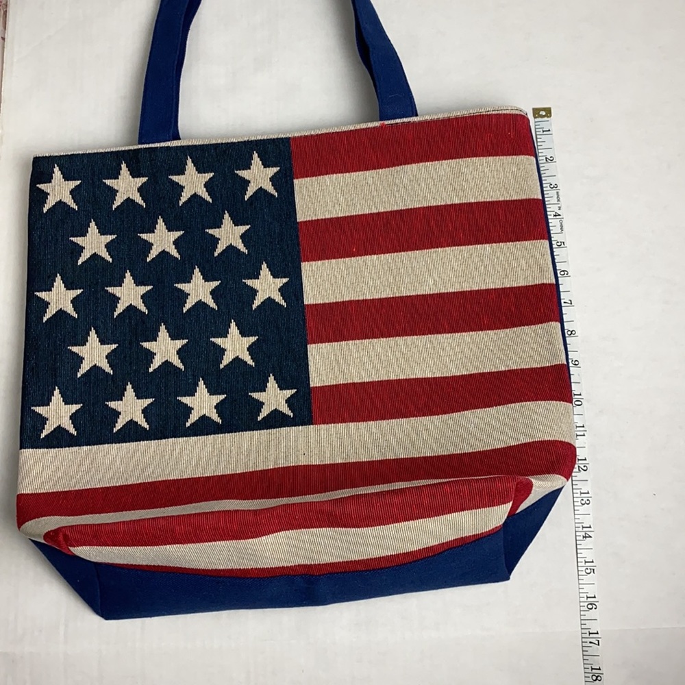 American flag beach tote - Picture 16 of 17
